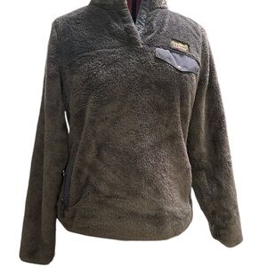 LL Bean very soft button down pullover.